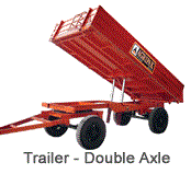 double axle trailer